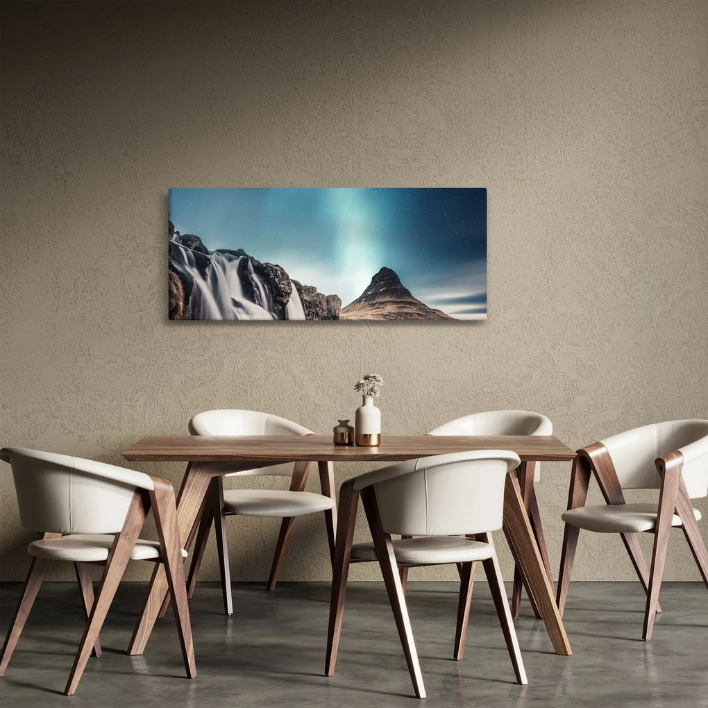 Obraz vodopádov (120x50 cm)