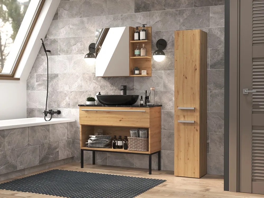 Kúpeľňová skrinka NEL IV dub artisan