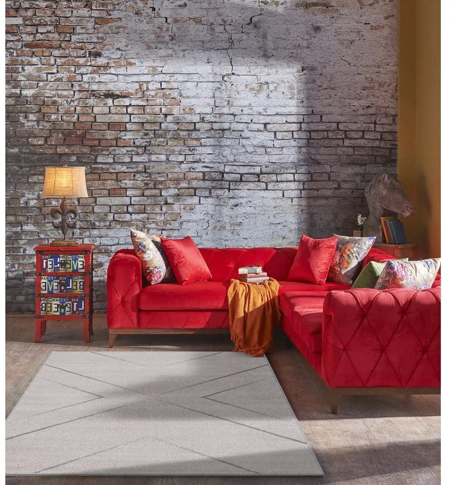 Krémovobiely koberec 160x230 cm Lori – FD