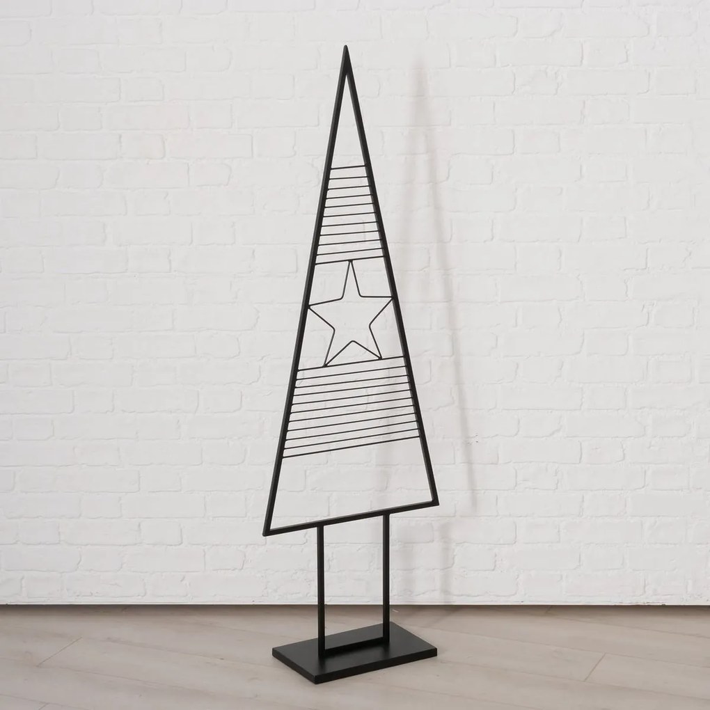 Vianočná dekorácia stromček Karin, výška: 152 cm, čierna