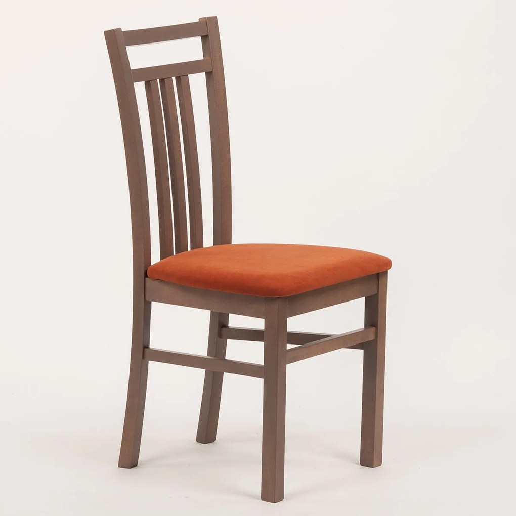 Stima Stolička LOTY Vyberte odtieň ->: Buk, Vyberte látku ->: VELVET terracota 44