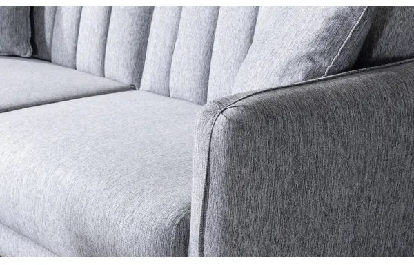 Rozkladacia dvojmiestná sedačka KITO sivá