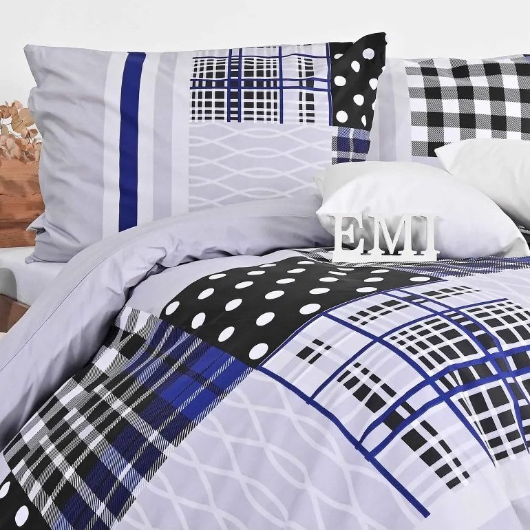 Obliečky bavlnené Art EMI, Štandardný set jednolôžko obsahuje 1x 140x200 + 1x 70x90