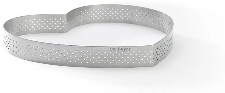 De Buyer 3099.52 Perfor. rám srdce 18 cm, nehrdz. oceľ