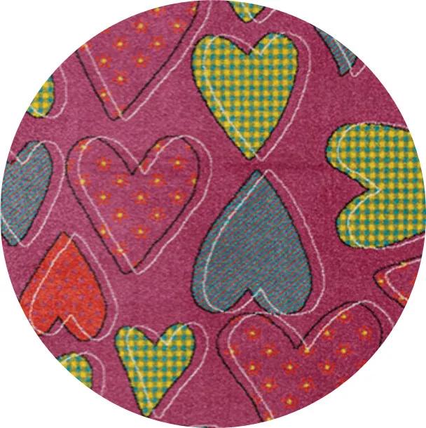 Sintelon koberce Kusový koberec Play 47/RMR kruh - 100x100 (průměr) kruh cm