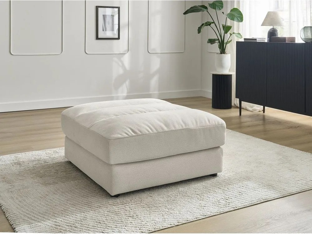 Béžová zamatová podnožka Sierra – Bobochic Paris