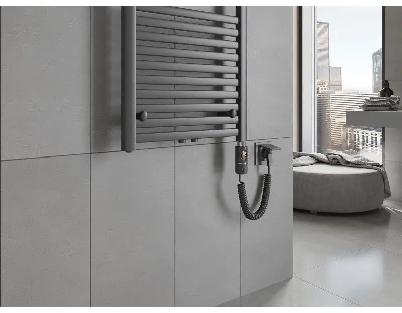 Mexen Hades, elektrické vykurovacie teleso 1500 x 500 mm, 900 W, antracitová, W104-1500-500-2900-66