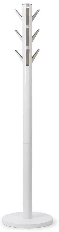 Biely vešiak z kaučukového dreva Flapper - Umbra