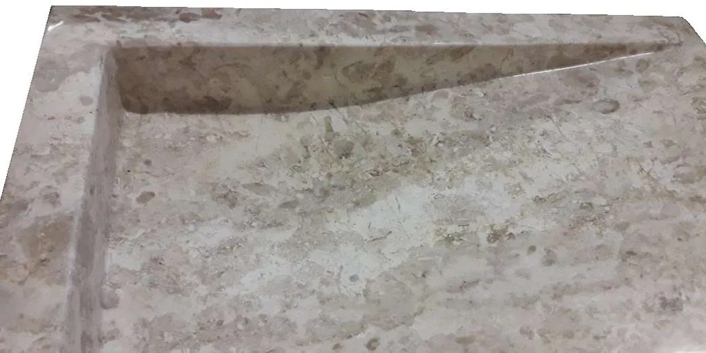 Indera Belu Cream 55378 Umývadlo z prírodného kameňa