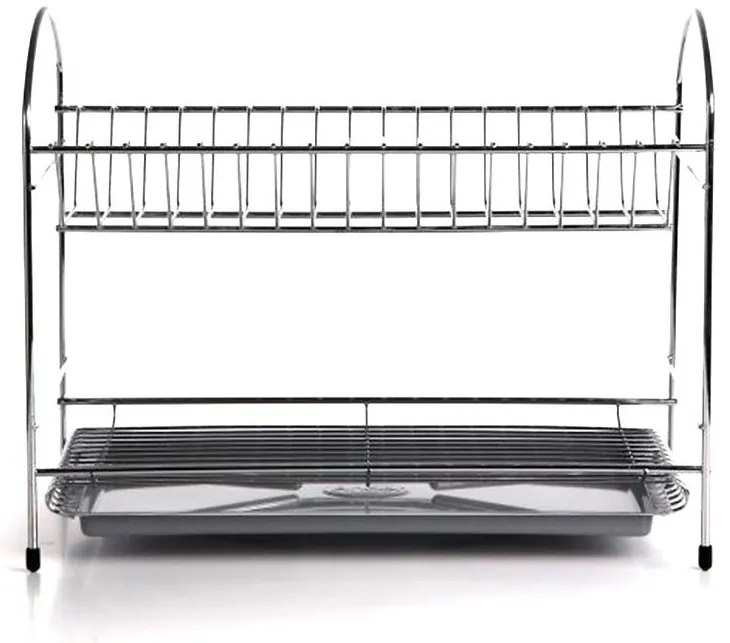 Odkvapkávač na riad  2 chróm 40cm