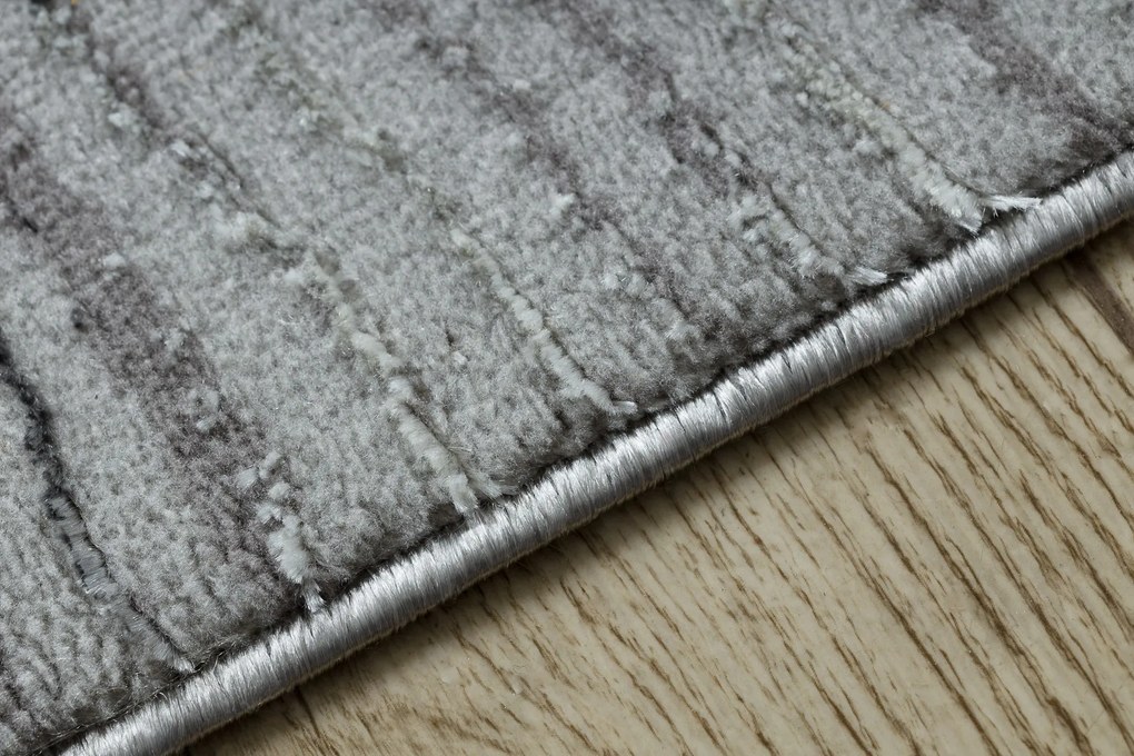 Koberec BLISS Z206AZ256 svetlosivý/sivý - Čiary, moderný, štrukturálny