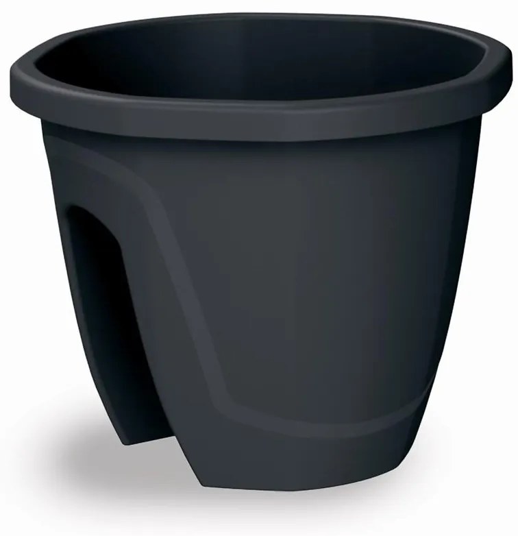 Kvetináč Nizza 30x30x24h 10lt Antracit Npa-30