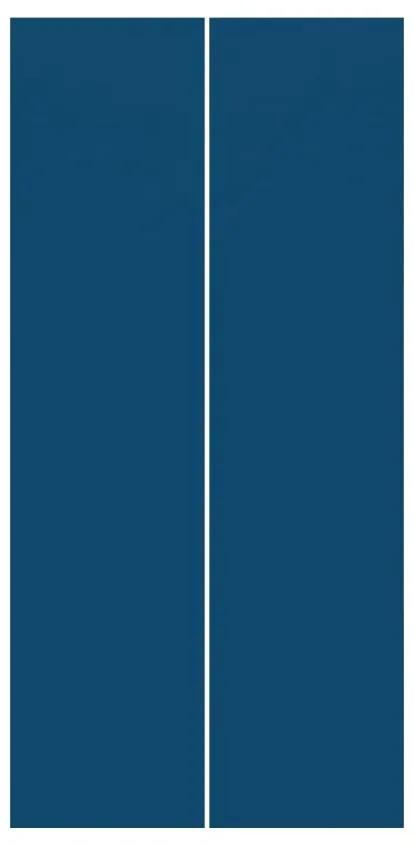 Súprava posuvnej záclony - Pruská modrá  -2 panely