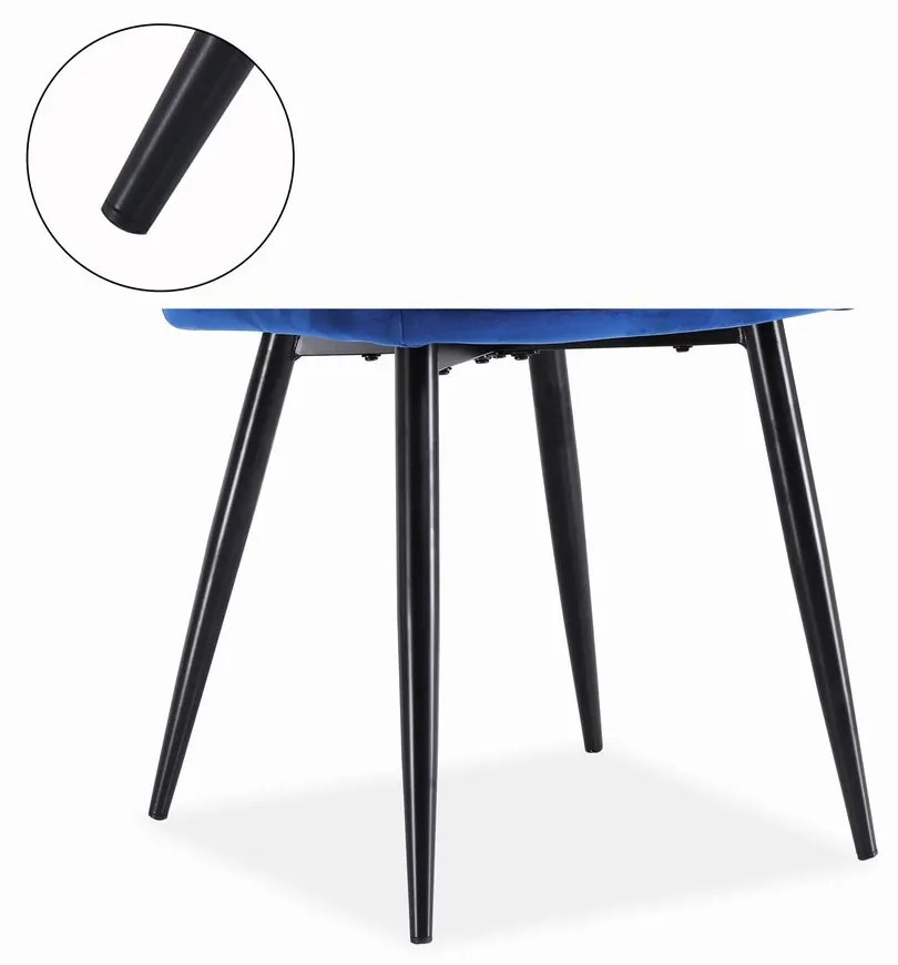Halmar Jedálenská stolička K487 - modrá