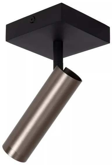 Lucide 22974/01/15 - Bodové svietidlo GRADO 1xGU10/40W/230V hnedá/čierna