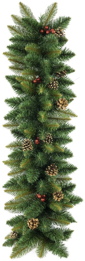Girlanda Smrek so šiškou a jarabinou 100 cm