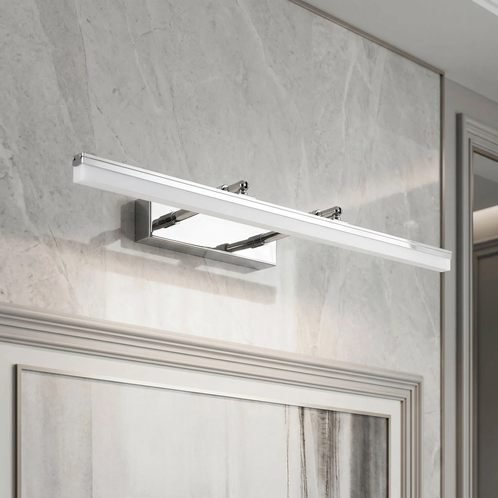 Toolight Toolight, LED nástenné svietidlo, 60cm, 9W, 4000K, 1000lm, APP1870-1W, Chrómová, OSW-66026