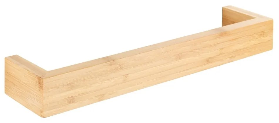 Bambusový nástenný držiak na uteráky Wenko Light, šírka 40 cm