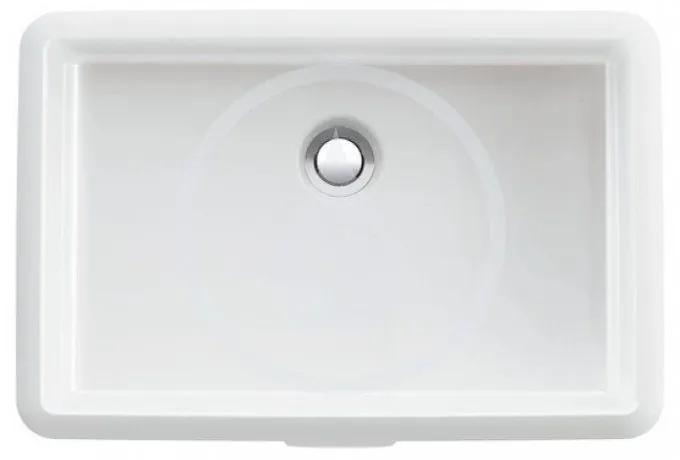 LAUFEN Living Vstavané umývadlo, 545 mm x 360 mm, biela – obojstranne glazované H8124300001551