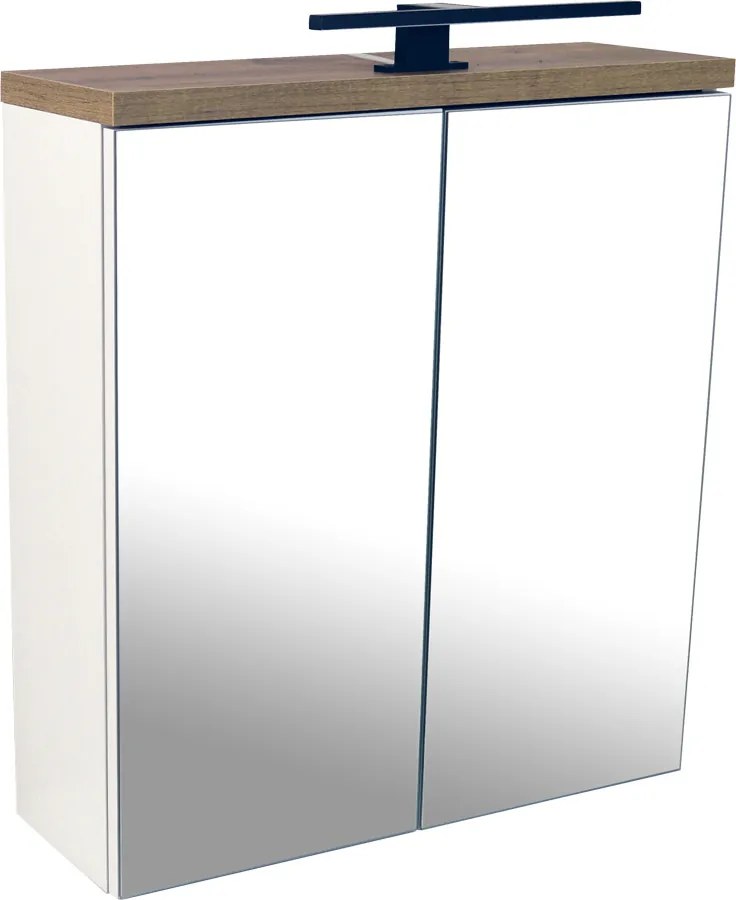 Comodo Zrkadlová skrinka Orion W 60 ZS LED-B s osvetlením Any LED 30 B, čierna