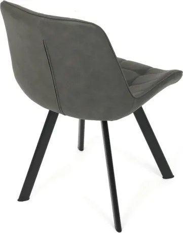 Jedálenská stolička sivá HC-V3066 GREY3