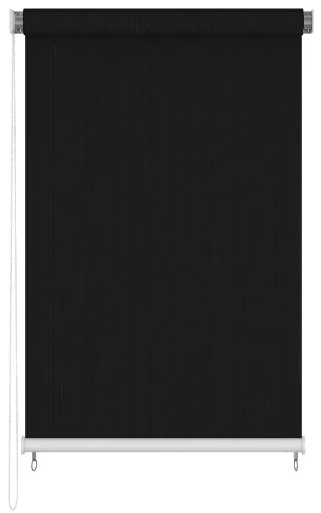 vidaXL Vonkajšia zatemňovacia roleta 160x230 cm čierna