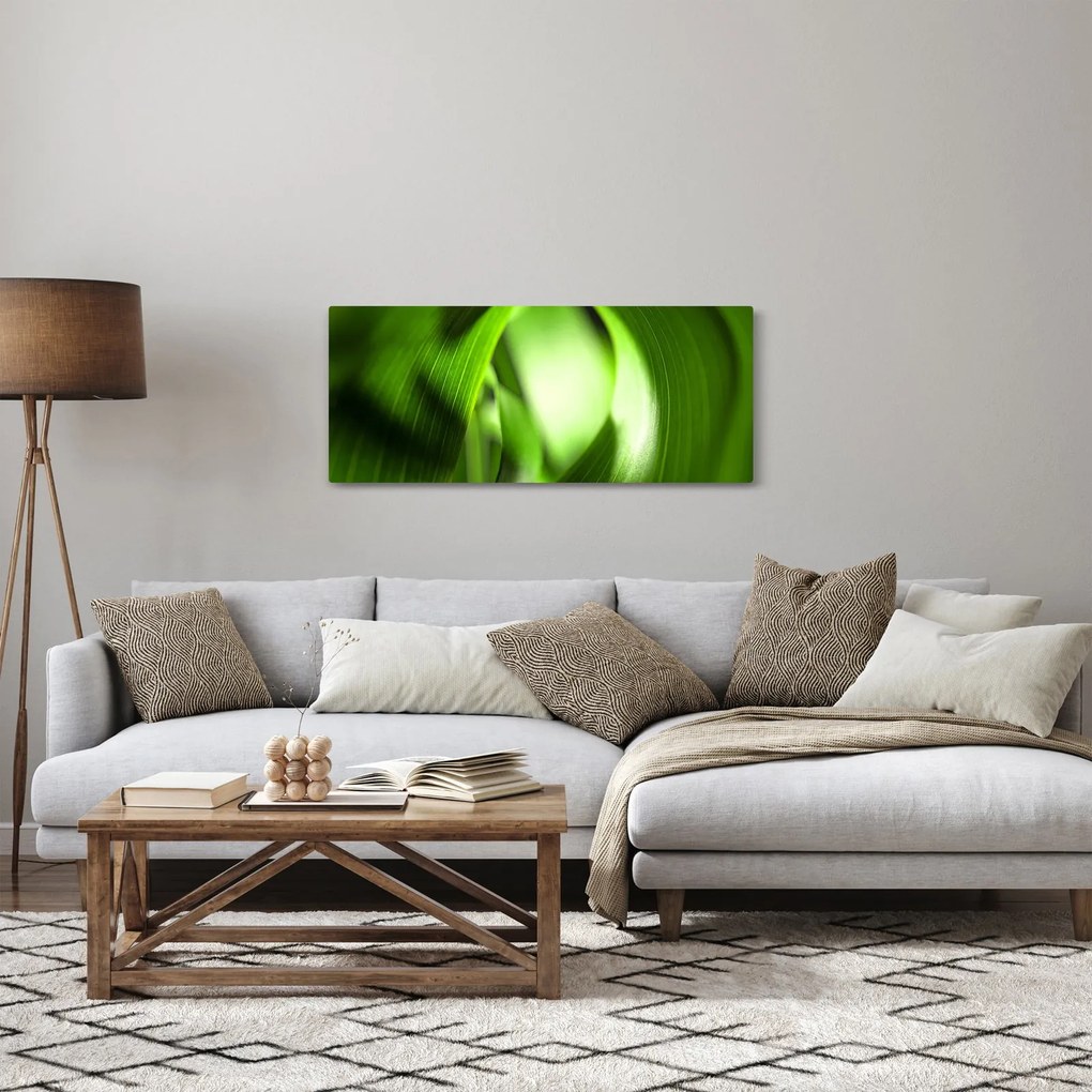 Obraz - Steblo trávy (120x50 cm)