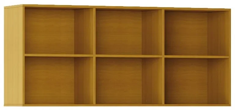 Nástenná knižnica INTEGRO, 835 x 1750 x 400 mm, 6 políc, čerešňa