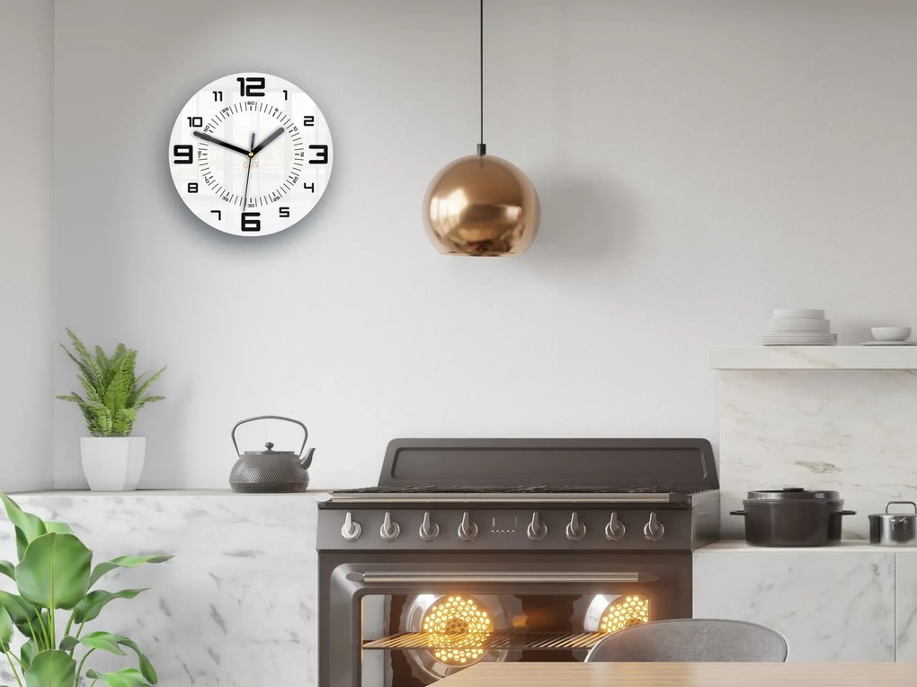 Nástěnné hodiny Armando 28 cm černé/bílé