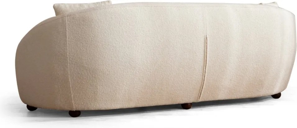 Trojmiestna pohovka Napoli 230 cm boucle krémová