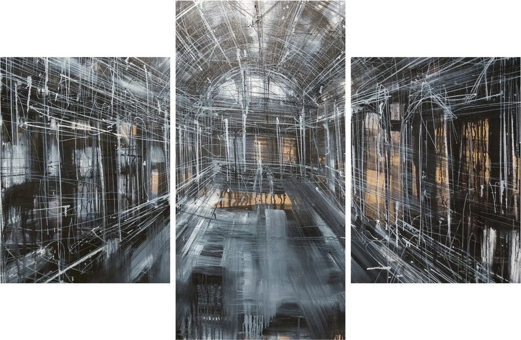 Obraz interiéru starej budovy (90x60 cm)