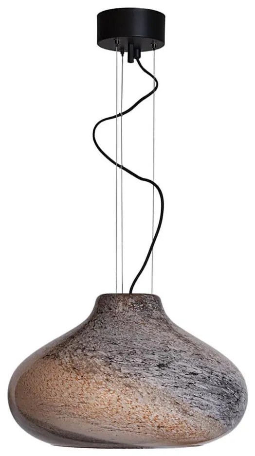 ByRydens 4202280-5507 - Závesný luster MIRA na lanku 1xE27/5W/230V hnedý