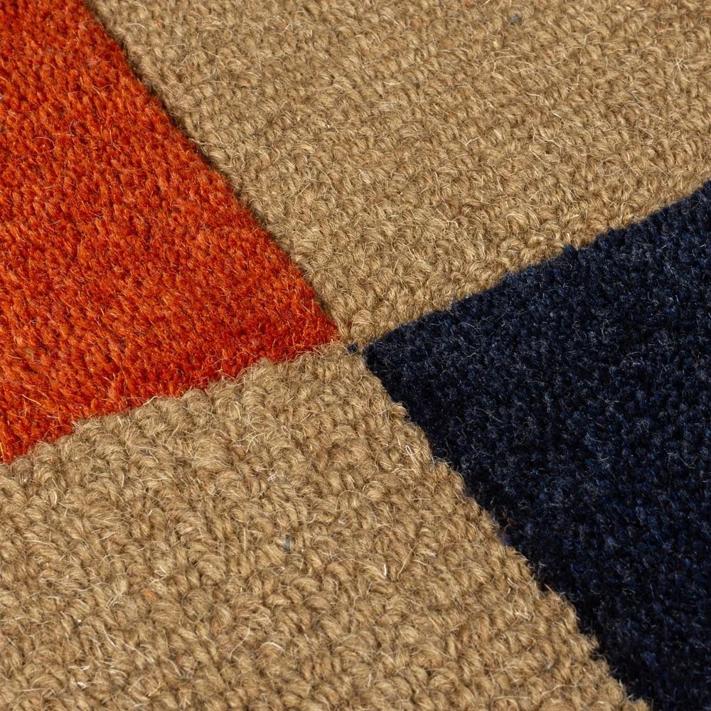 Ručne tkaný vlnený koberec v terakotovej farbe 200x290 cm Mia Arch – Flair Rugs