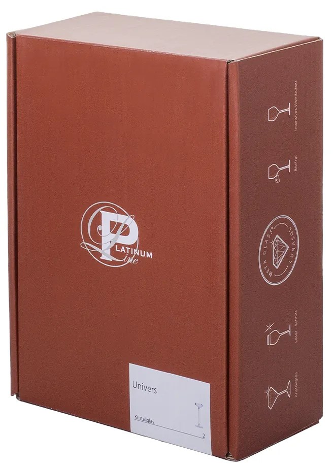 Poháre Cognac set 2 ks - Univers Platinum Line - 321978