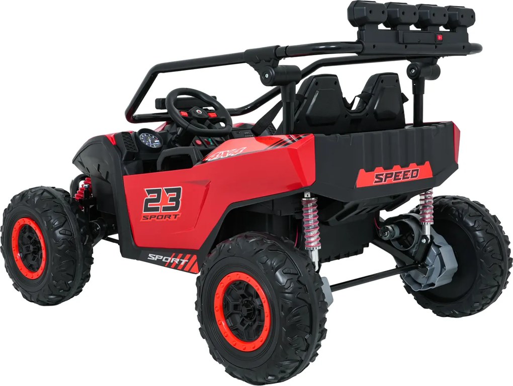 Ramiz Elektrická bugina TURBO 23 pre deti červená