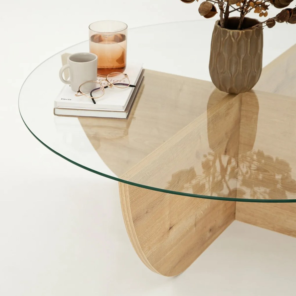 Konferenčný stolík Lily Sapphire Oak