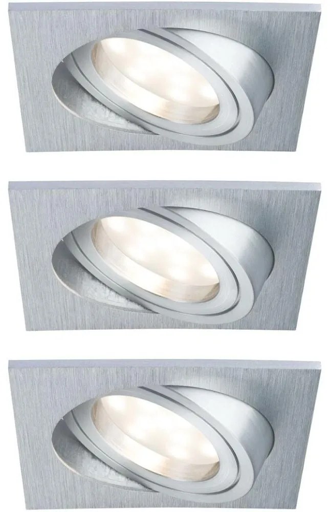 Paulmann 92799 - SADA 3x LED/6,8W IP23 Kúpeľňové podhľadové svietidlo COIN 230V W4451
