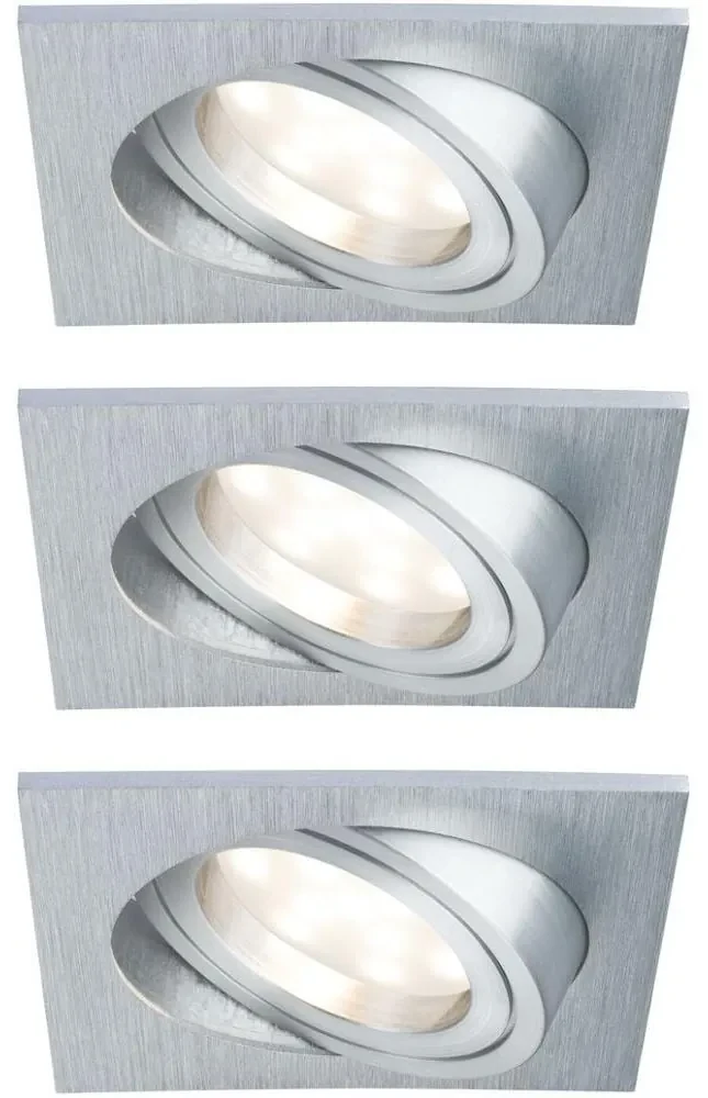 Paulmann 92799 - SADA 3x LED/6,8W IP23 Kúpeľňové podhľadové svietidlo COIN 230V W4451