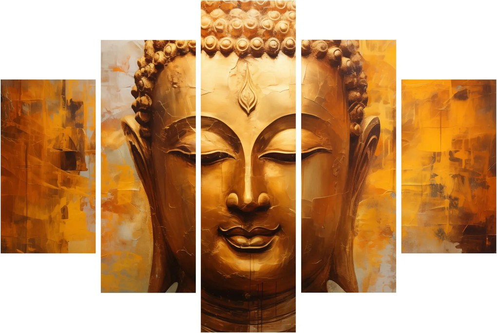 Obraz - Budha, olejomaľba (150x105 cm)