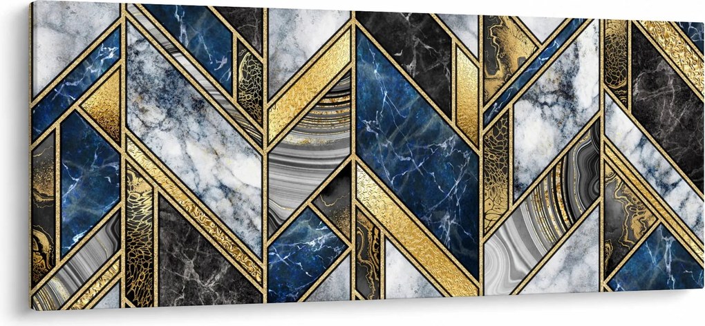 Obraz umelecké abstrakcie (120x50 cm)
