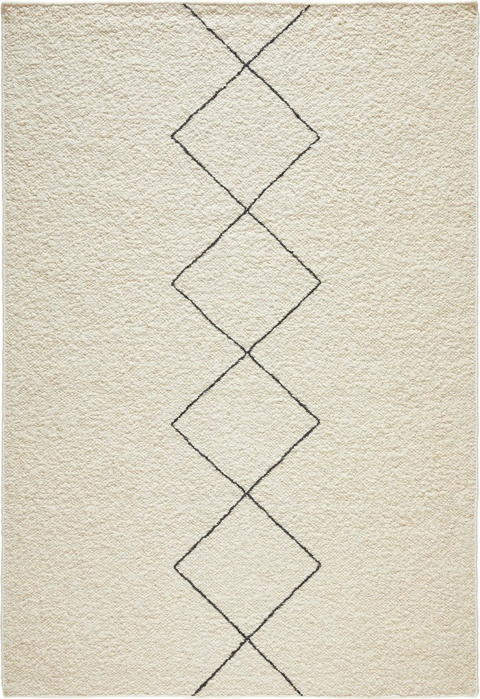 XXXLutz RUČNE TKANÝ KOBEREC, 160/230 cm, biela Linea Natura - Koberce - 004345148864