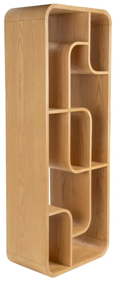 Knižnica z dubového dreva v prírodnej farbe 60x160x35 cm Seven – Zuiver