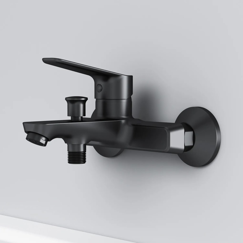 Vaňová a sprchová batéria AM.PM Hit FTA10022 jednopáková, čierna