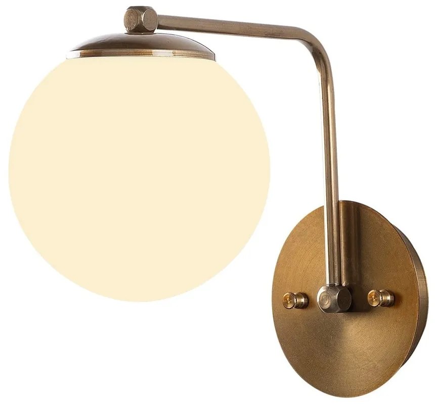 Nástenné svietidlo v zlatej farbe ø 15 cm Daisy – Opviq lights