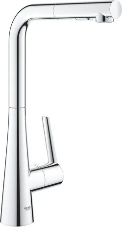 Grohe Zedra drezová batéria s vyťahovacou spŕškou, 2 prúdy chróm 32553002 G32553002