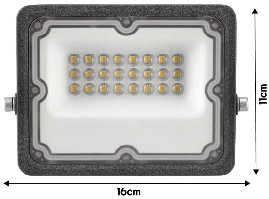 BERGE LED reflektor 20W - vodeodolný - neutrálna biela