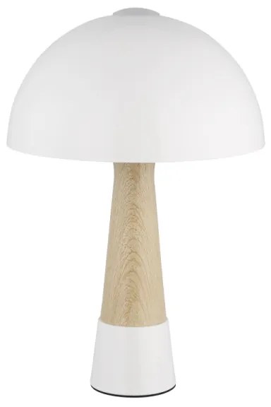 Globo 51570122 - Stolná lampa PAULIN 1xE27ILLU/40W/230V biela