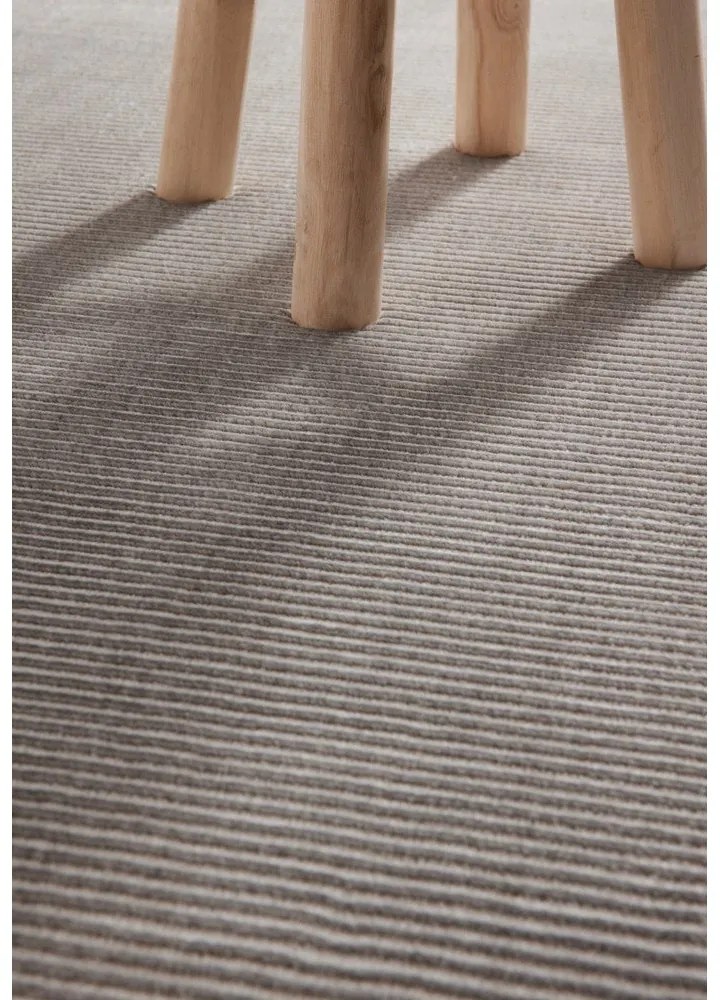 Sivo-krémový behúň 80x240 cm Perles Dolomite – Elle Decoration