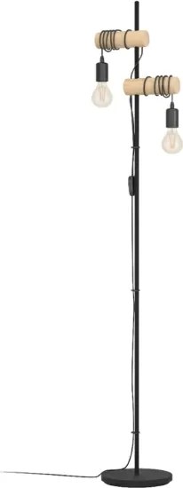 Eglo 183215 - Stojacia lampa TOWNSHEND 2xE27/10W/230V
