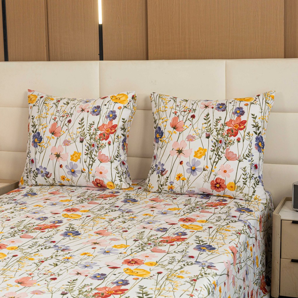 Obliečky z mikrovlákna WILDFLOWERS farebné Rozmer obliečky: 70 x 90 cm | 140 x 200 cm
